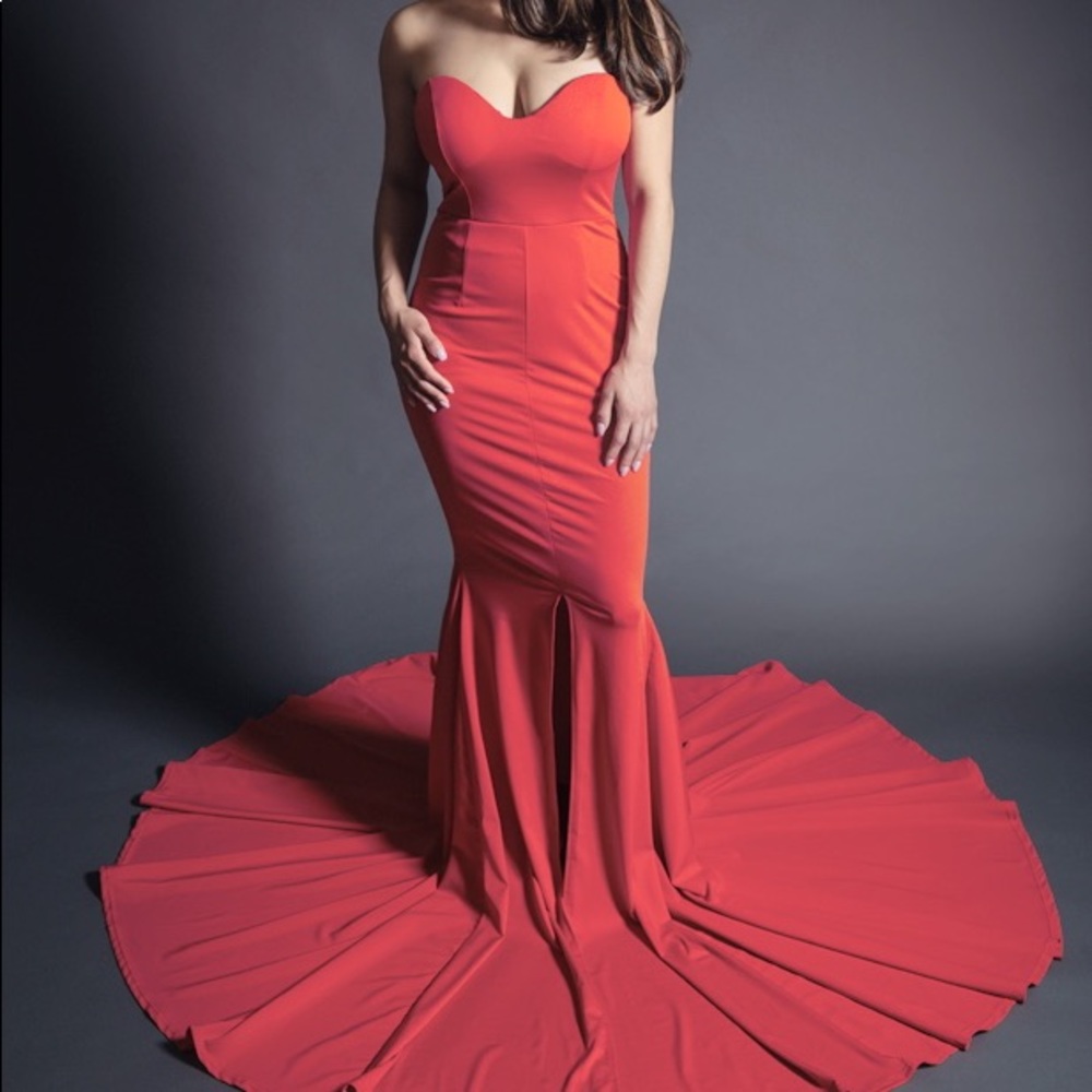 Red dress